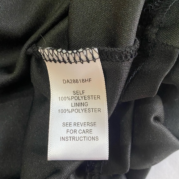 🆕 BALTIC BØRN Huxley Black Multi-Colored Floral Chiffon Tiered Mini Dress M - Picture 6 of 13